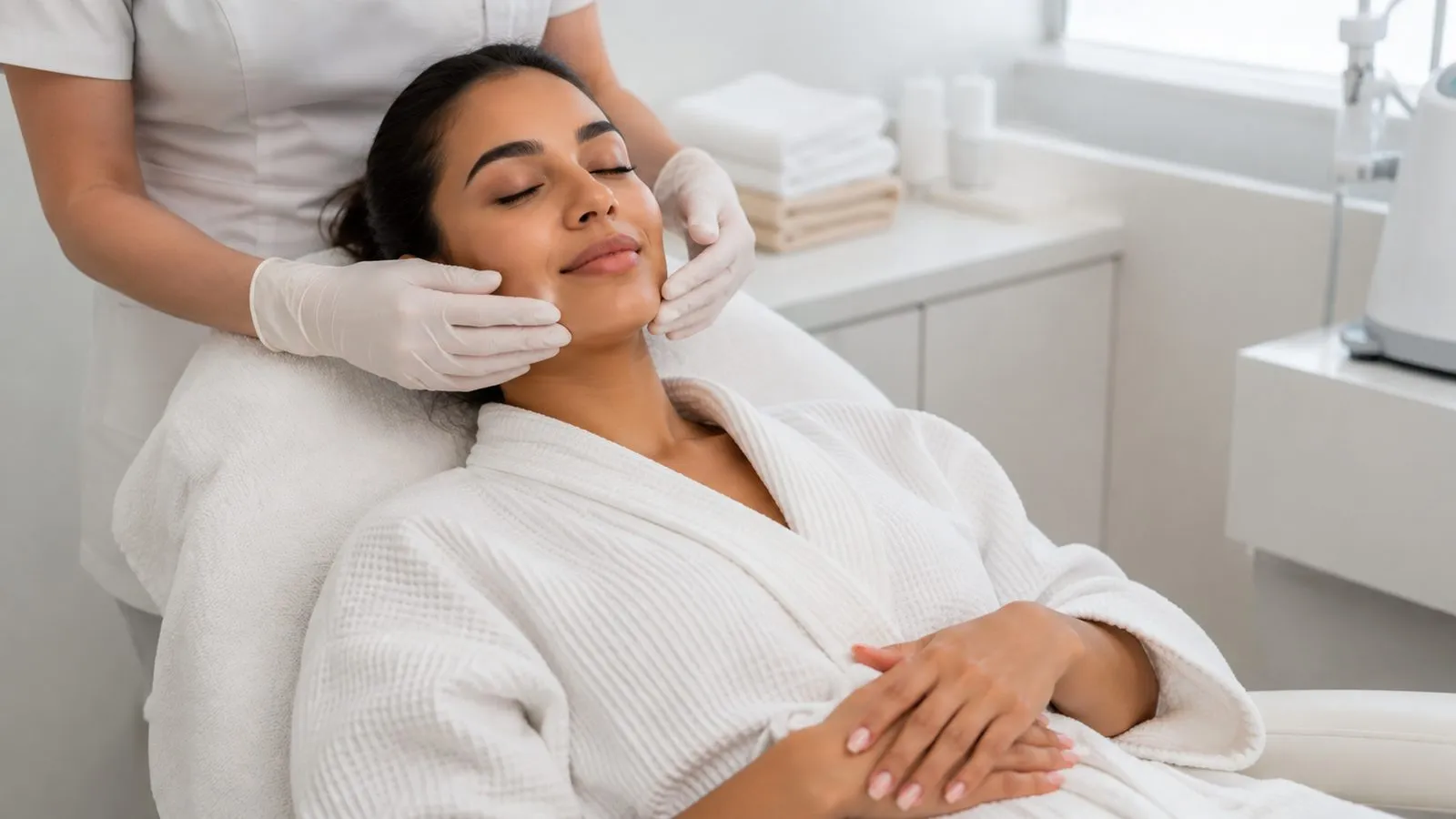A relaxing facial at Lilly Beauty